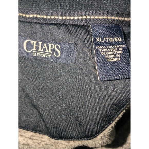 Chaps Men's Size XL Full Zip Fleece Vest - Picture 4 of 4
